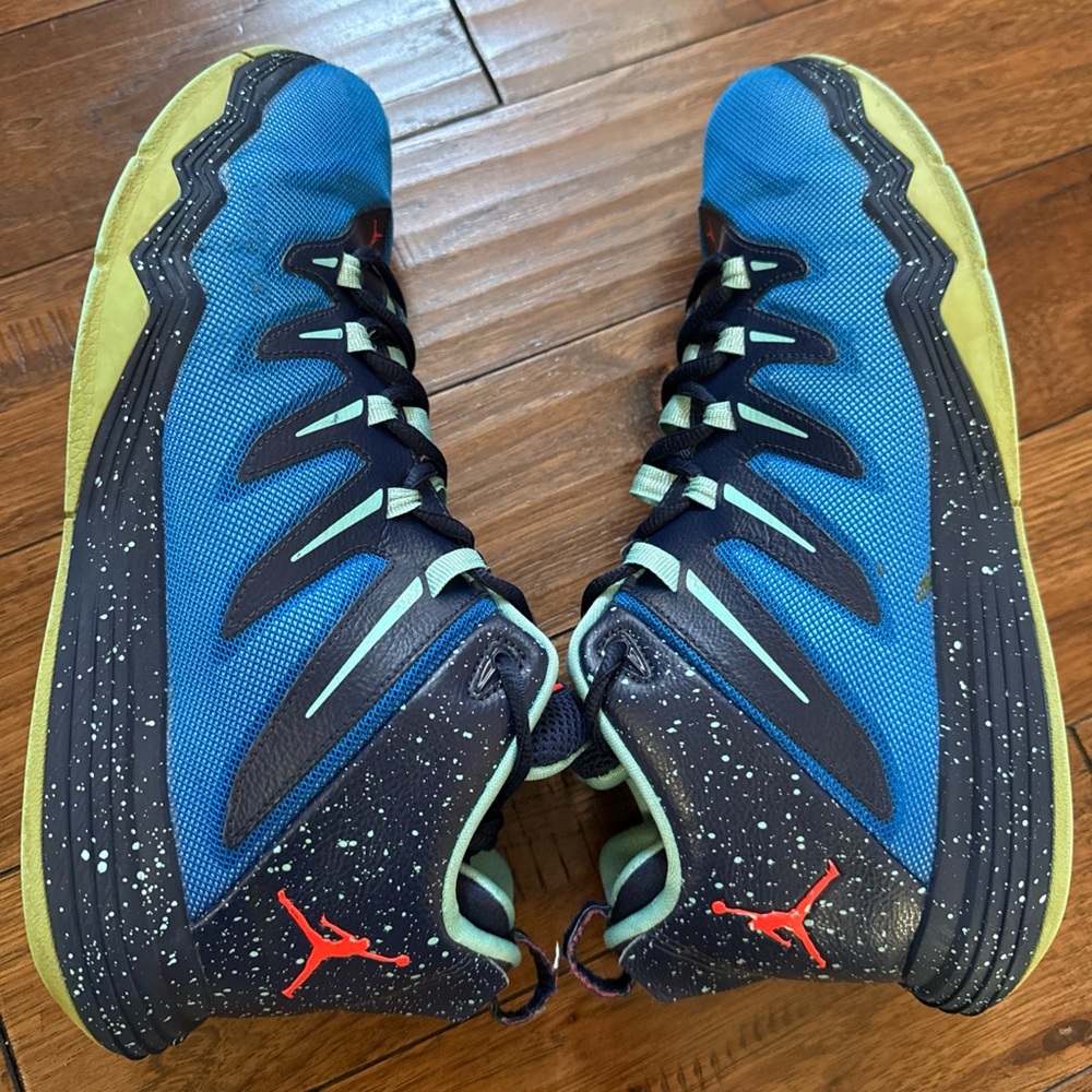 Nike Air‎ Jordan CP3 IX Clippers Chris Paul Sneaker Mens 11 Blue GOOD CONDITION